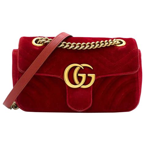 gucci marmont media velluto|gucci gg marmont mini.